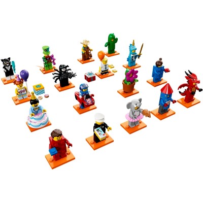 LEGO MINIFIGS SERIE 18 Serie complete (17 minifigs) 2018